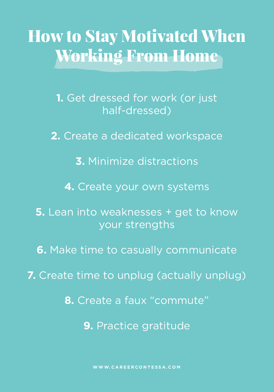 How to Stay Motivated When Working From Home | Career Contessa